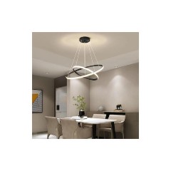 POWERTECH LED φωτιστικό οροφής , Φ40x120cm, PT-1525 μαύρο