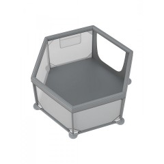 Bebe Stars Παρκοκρέβατο Πολύγωνο Nestilo Grey 889-100