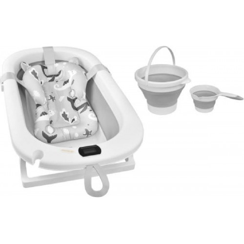 Bebe Stars Μπανιέρα Πτυσσόμενη Foldy SET με Θερμόμετρο και αξεσουάρ 26-100