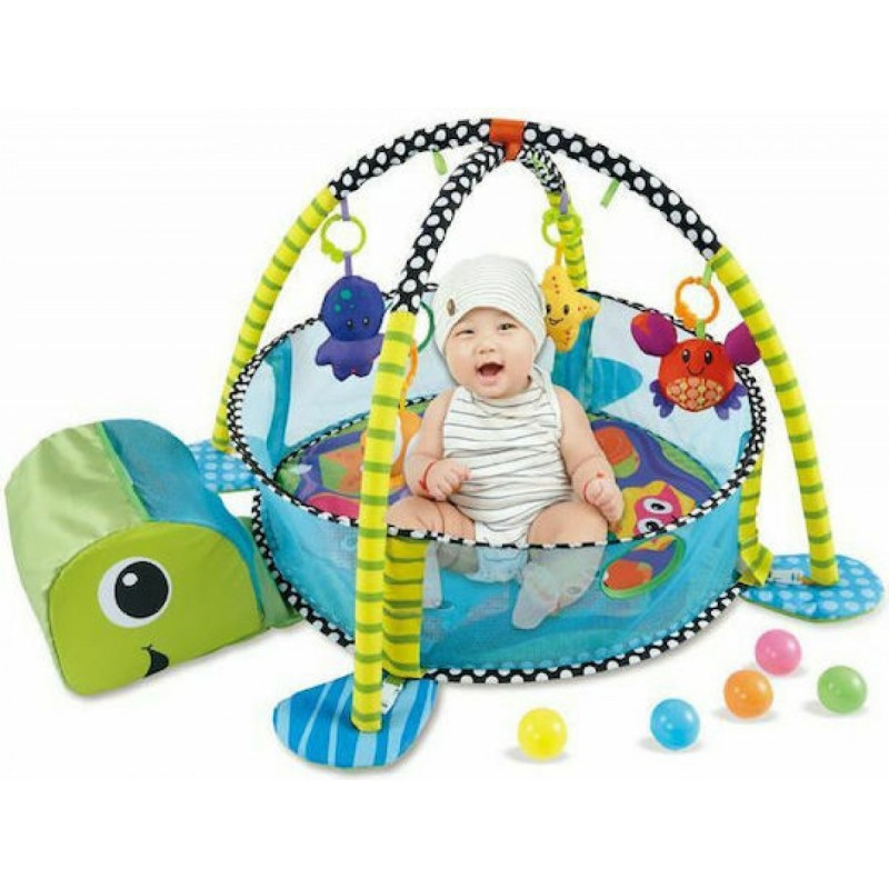 Bebe Stars 3-in-1 Activity Gym N Ball Pit (100-160) Turtle