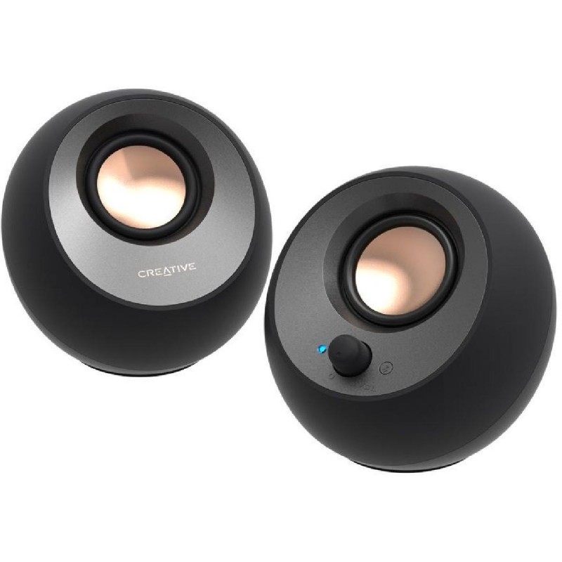 Creative Speakers Pebble V3 2.0 USB Speakers , Black (51MF1700AA000)
