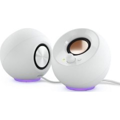 Creative Pebble SE RGB Ηχεία Υπολογιστή 2.0 USB-C (51MF1725AA001) Λευκά