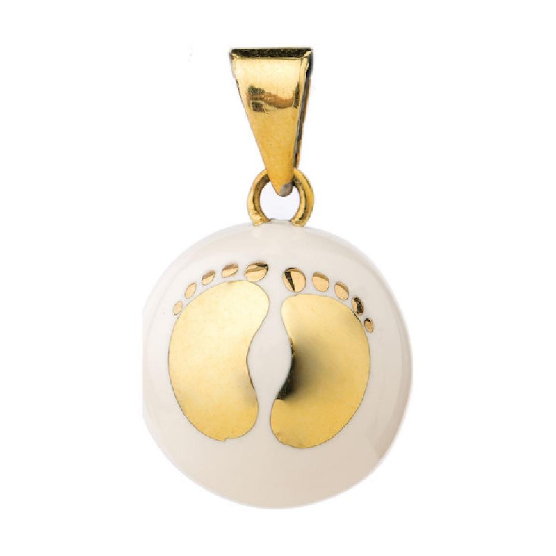 Bola Pregnancy Jewel White with Gold Feet (VK901) Bola Pregnancy Jewel White with Gold Feet (VK901)