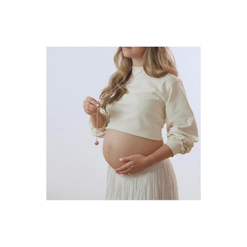 Bola Pregnancy Jewel White with Gold Feet (VK901) Bola Pregnancy Jewel White with Gold Feet (VK901)