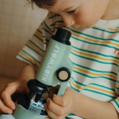 Kidywolf Kidymicroscope Παιδικό Φορητό Μικροσκόπιο με Δείγματα & Εργαλεία (DW-182228) Πράσινο