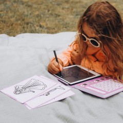 Kidywolf Kidydraw Drawing Pad Princess (KDW-182457) Pink