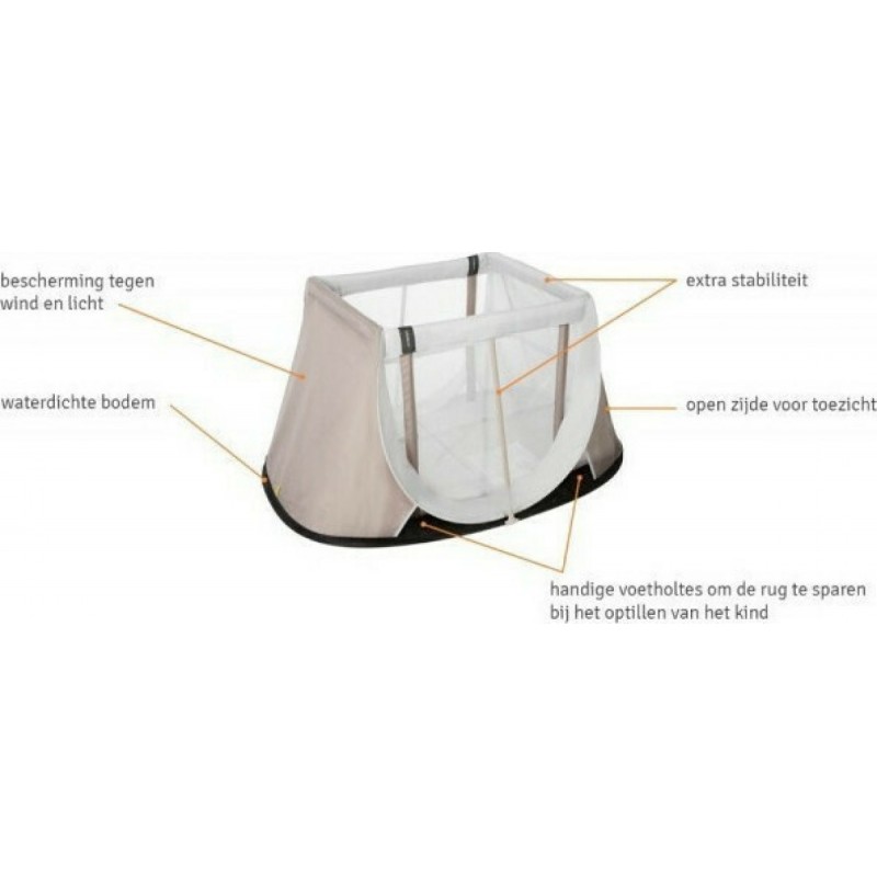 AeroMoov Instant Travel cot κούνια ταξιδίου White Sand