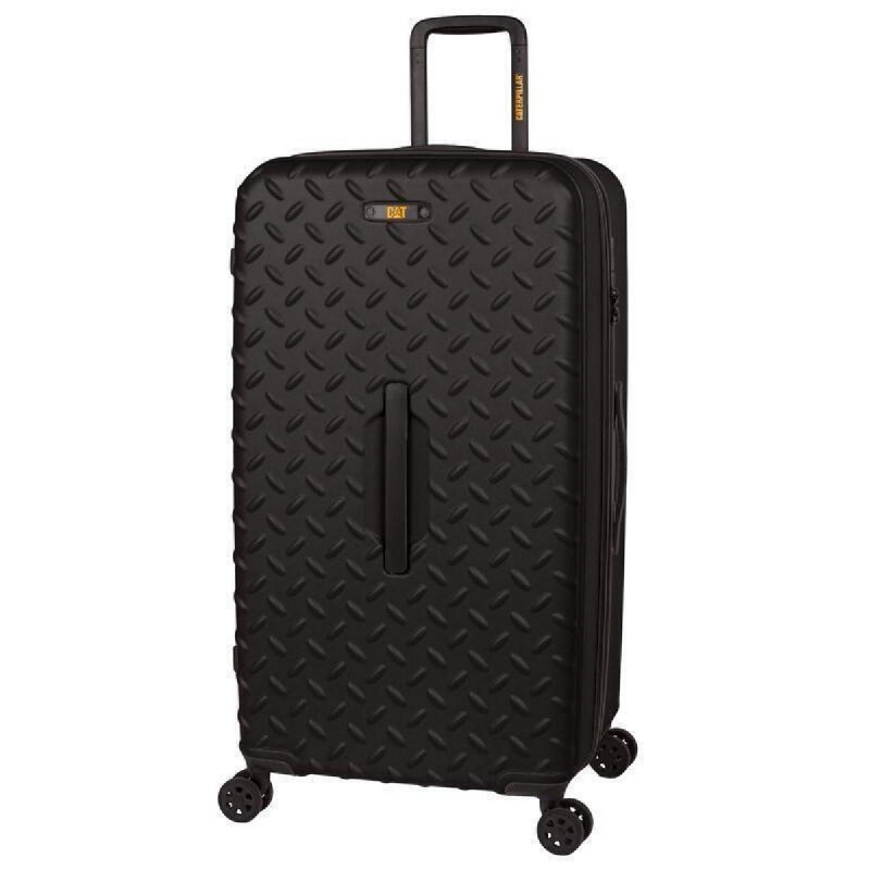 Caterpillar Trunk Μεγάλη Βαλίτσα με ύψος 68cm (84900-01/70) Μαύρο