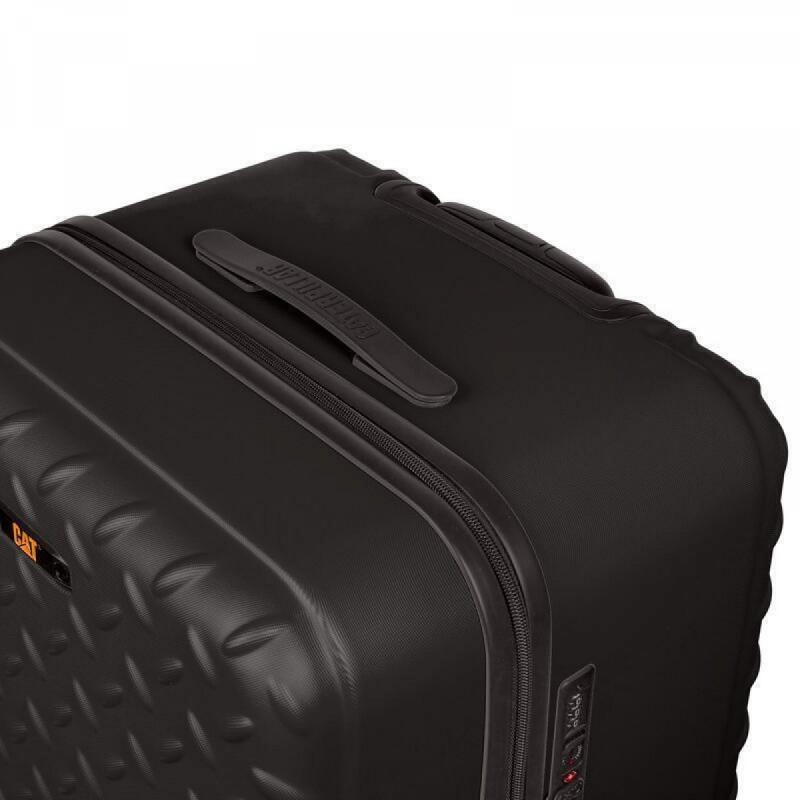 Caterpillar Trunk Μεγάλη Βαλίτσα με ύψος 68cm (84900-01/70) Μαύρο