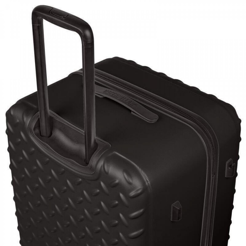 Caterpillar Trunk Μεγάλη Βαλίτσα με ύψος 68cm (84900-01/70) Μαύρο