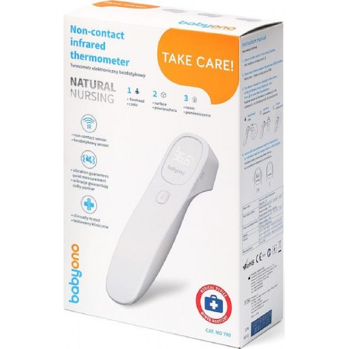 Babyono Non-Contact Infraded Thermometer (BN790) White