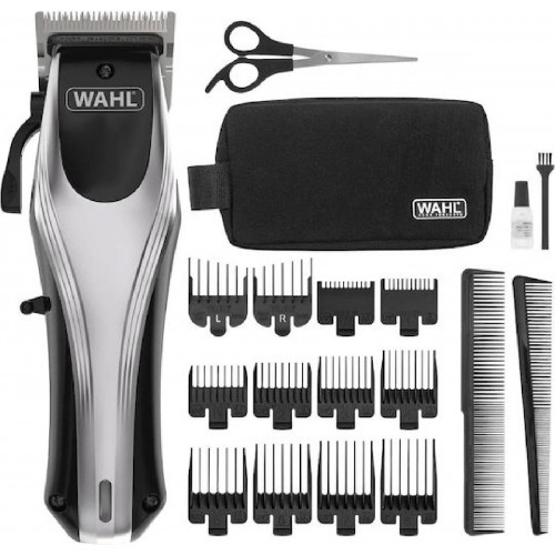 Wahl Professional Rapid Clip Stainless Steel Επαναφορτιζόμενη Κουρευτική Μηχανή Μαύρη 09657-0460