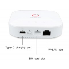 Olax MT30 Ασύρματο 4G Φορητό Hotspot Λευκό