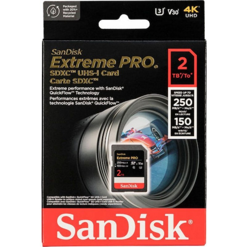 Sandisk Extreme Pro SDXC 2TB Class 10 (SDSDXXD-2T00-GN4IN) Sandisk Extreme Pro SDXC 2TB Class 10 (SDSDXXD-2T00-GN4IN)