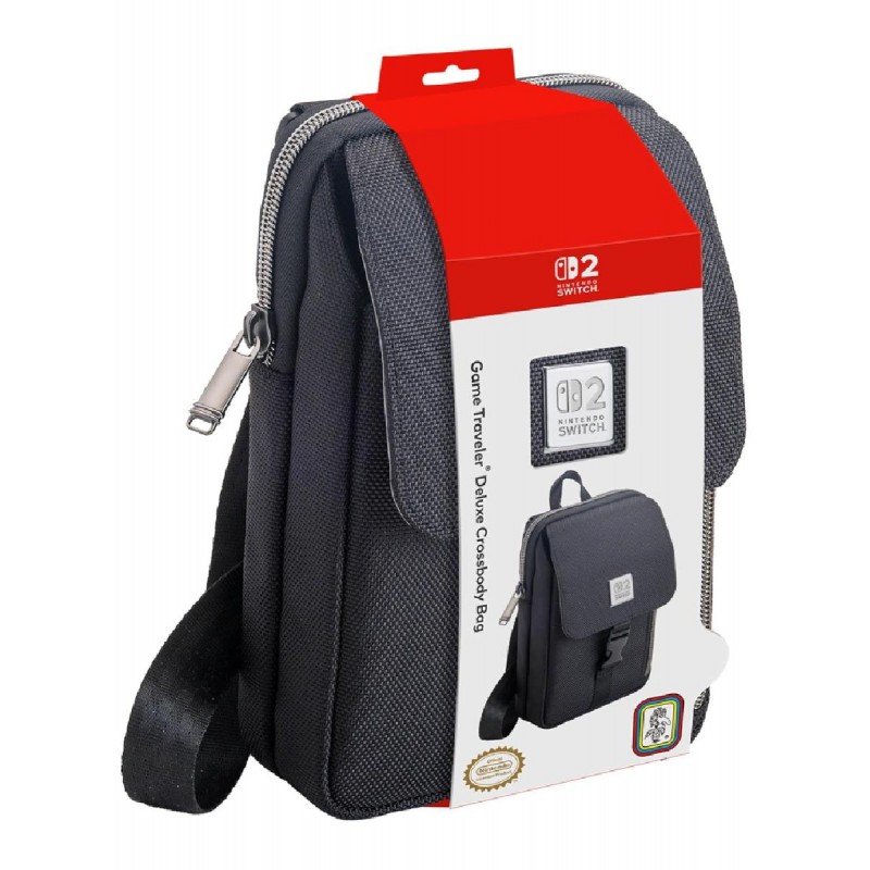Nacon Official Licensed Vertical Crossbody Bag Black For Nintendo Switch 2