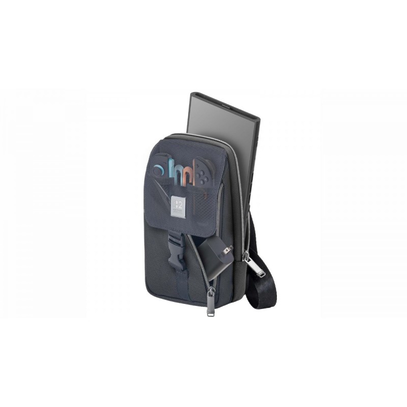 Nacon Official Licensed Vertical Crossbody Bag Black For Nintendo Switch 2