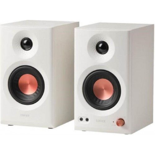Edifier MR3 Ασύρματα Ηχεία Υπολογιστή 2.0 με Bluetooth 36W Λευκά