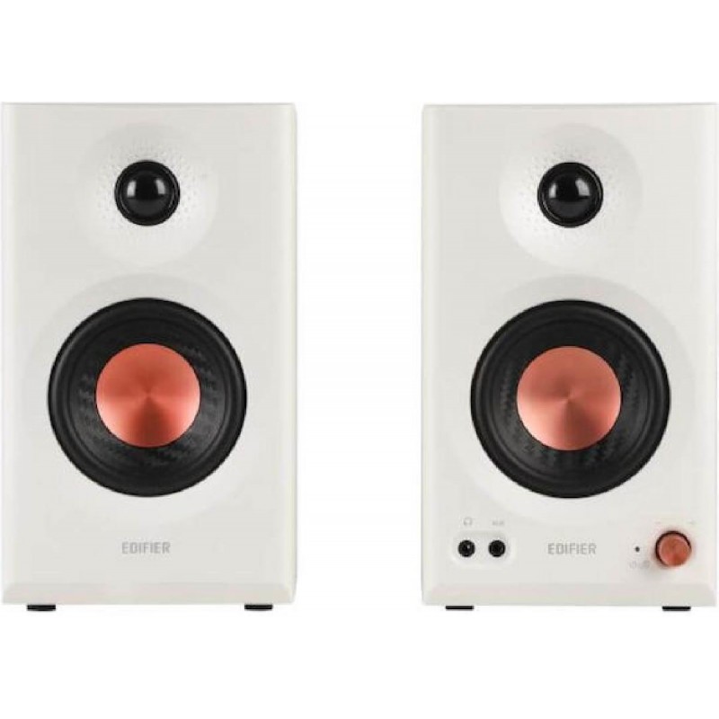 Edifier MR3 Ασύρματα Ηχεία Υπολογιστή 2.0 με Bluetooth 36W Λευκά