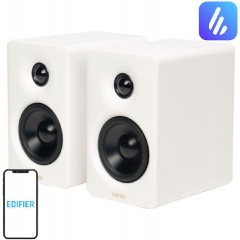 Edifier M60 Ασύρματα Ηχεία Υπολογιστή 2.0 με Ισχύ 30W σε Λευκό Χρώμα