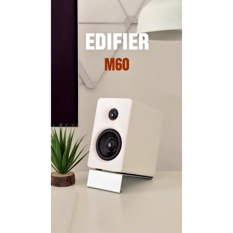 Edifier M60 Ασύρματα Ηχεία Υπολογιστή 2.0 με Ισχύ 30W σε Λευκό Χρώμα