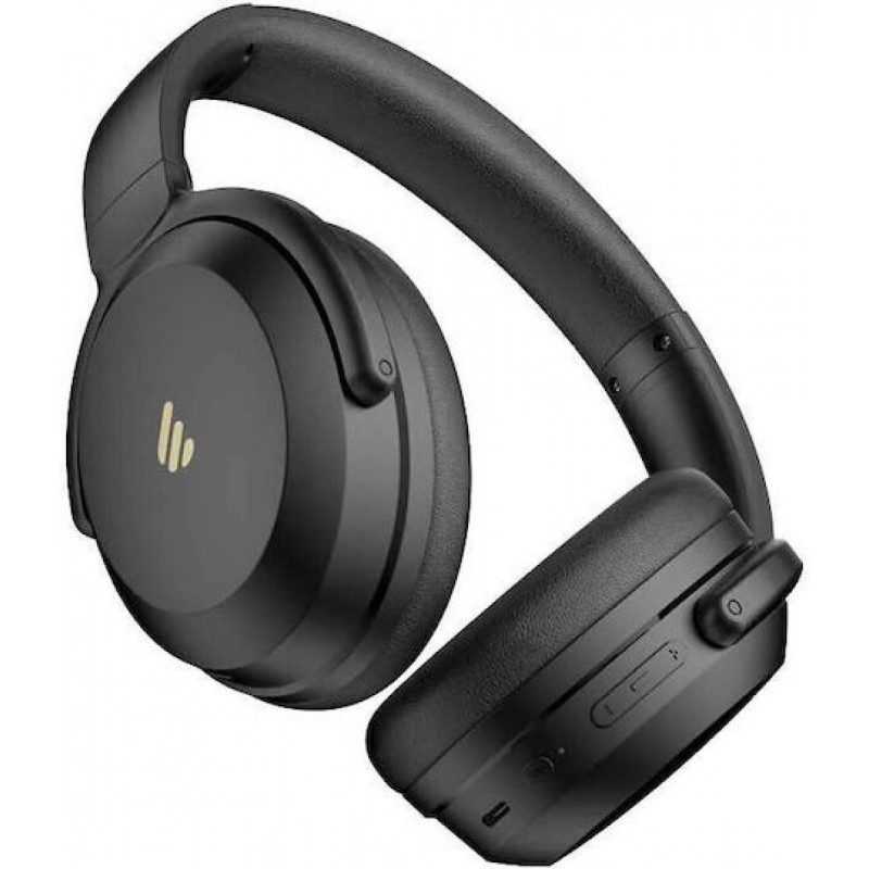 Edifier WH700NB Pro Ασύρματα / Ενσύρματα Over Ear Ακουστικά με 56 ώρες Λειτουργίας και Quick Charge Μαύρα