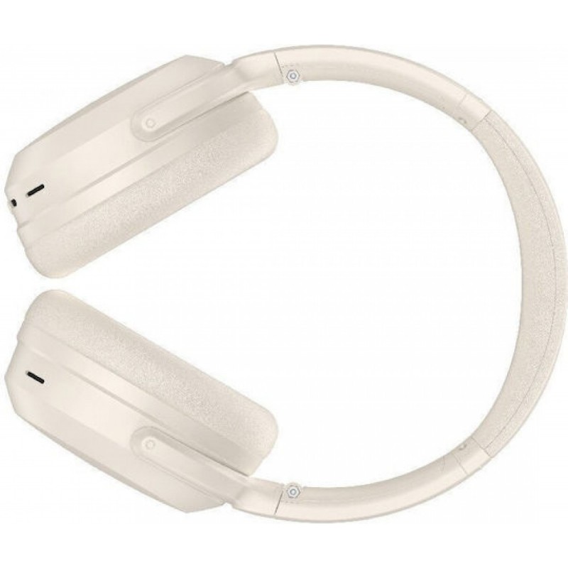 Edifier WH700NB Pro Ασύρματα / Ενσύρματα Over Ear Ακουστικά με 56 ώρες Λειτουργίας και Quick Charge Ivory