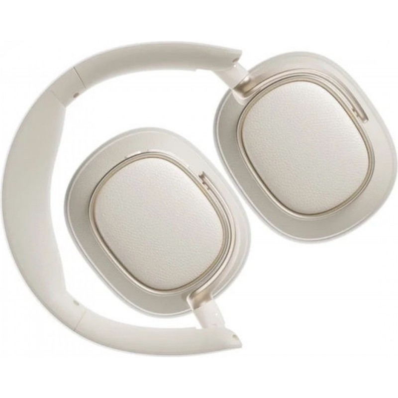 Edifier ES850NB Ασύρματα / Ενσύρματα Over Ear Ακουστικά με 92 ώρες Λειτουργίας και Quick Charge Beige