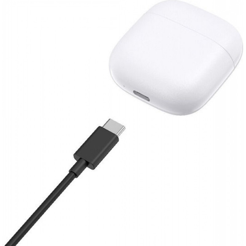Edifier X2 Plus Earbud Bluetooth Handsfree Ακουστικά με Αντοχή στον Ιδρώτα και Θήκη Φόρτισης Λευκό