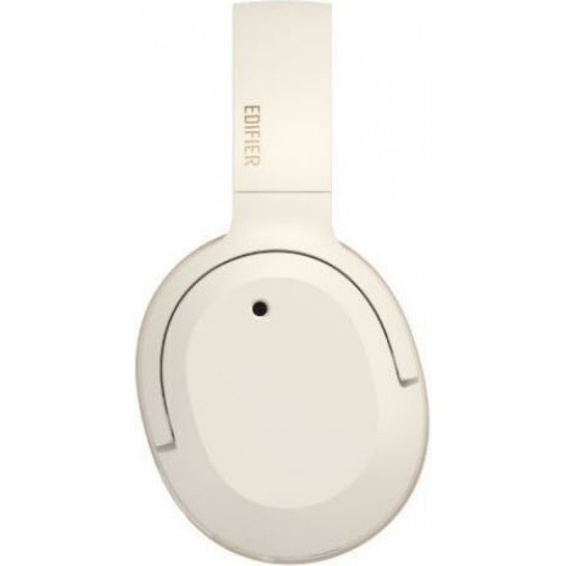 Edifier W820NB Plus Ασύρματα / Ενσύρματα Over Ear Ακουστικά με 49 ώρες Λειτουργίας Ivory