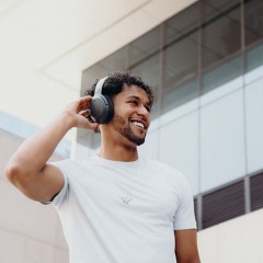 Edifier W820NB Plus V2.0 Ασύρματα / Ενσύρματα Over Ear Ακουστικά με 49 ώρες Λειτουργίας Γκρι