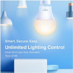 Tp-Link Smart Wi-Fi Light Bulb Tapo L510E E27 8.7W Dimable