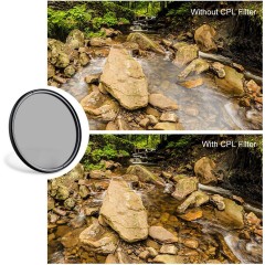 K&F Concept 58mm Blue coat MC CPL Filter (KF01.1437)