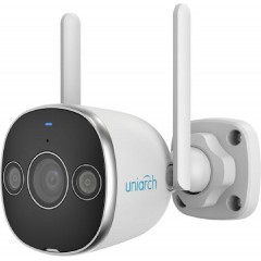 Uniarch IP Κάμερα Παρακολούθησης Wi-Fi Full HD+ 3MP Αδιάβροχη με Αμφίδρομη Επικοινωνία και Φακό 2.8mm (UHO-B2D-M3F3D) Λευκή