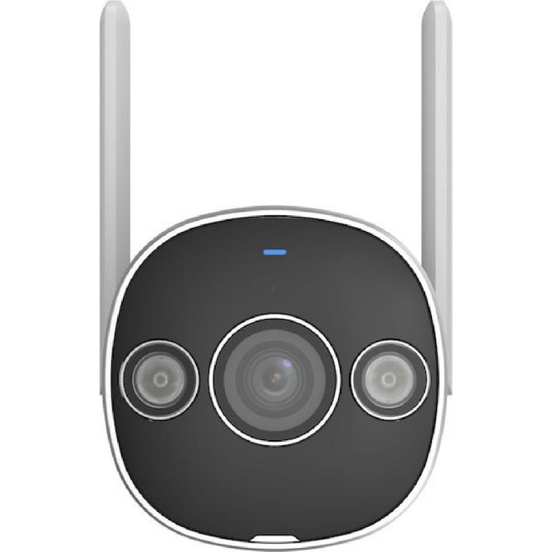Uniarch IP Κάμερα Παρακολούθησης Wi-Fi Full HD+ 3MP Αδιάβροχη με Αμφίδρομη Επικοινωνία και Φακό 2.8mm (UHO-B2D-M3F3D) Λευκή