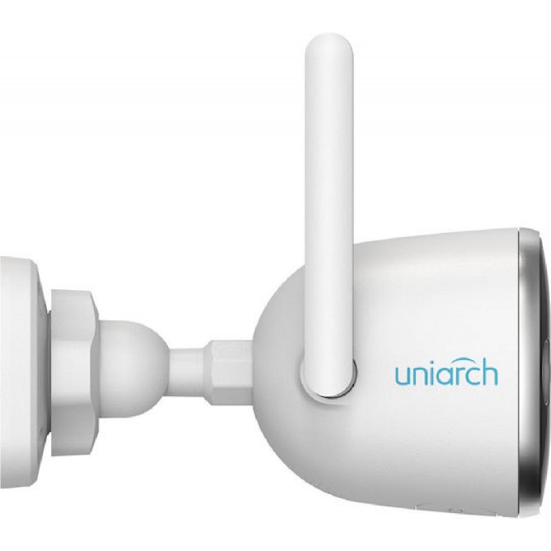 Uniarch IP Κάμερα Παρακολούθησης Wi-Fi Full HD+ 3MP Αδιάβροχη με Αμφίδρομη Επικοινωνία και Φακό 2.8mm (UHO-B2D-M3F3D) Λευκή