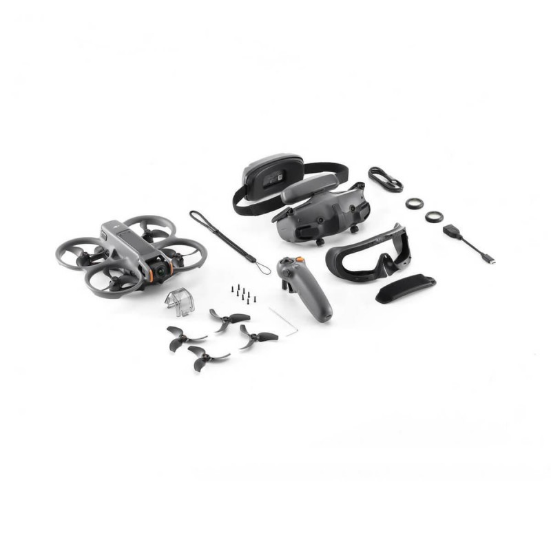 DJI Avata 2 Fly More Combo Drone (Single Battery) WiFi με Κάμερα 4K 60fps HDR Χειριστήριο & Γυαλιά FPV και Εσωτερικό Σκληρό 46GB