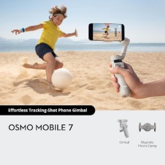 DJI Osmo Mobile 7 Gimbal Κινητού (CP.OS.00000406.01) Λευκό