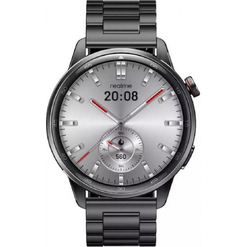 Realme Watch S2 46mm με Παλμογράφο (RMW2401) Metallic Grey Realme Watch S2 46mm με Παλμογράφο (RMW2401) Metallic Grey