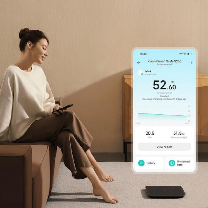 Xiaomi Mi S200 Smart Scale (BHR9239GL) Dark Grey