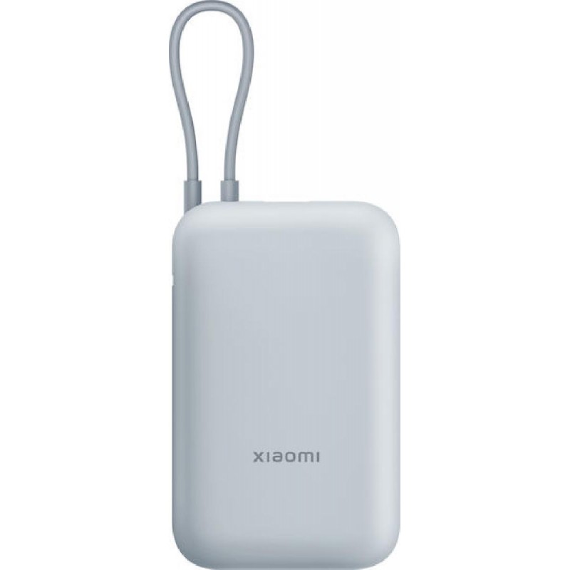 Xiaomi Power Bank 10000mAh with Integrated USB-C Cable (BHR9073GL) Ice Blue