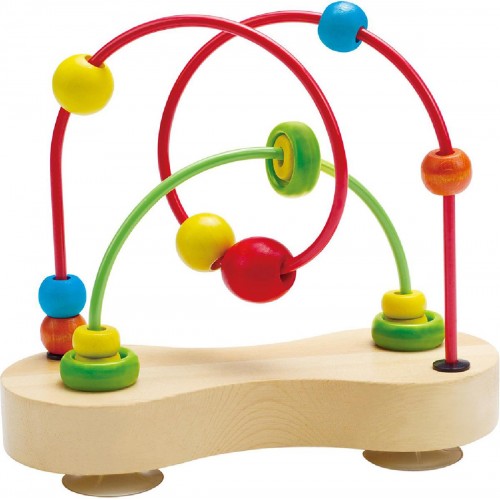 Hape Λαβύρινθος Προγραφής Double Bubble από Ξύλο για 6+ Μηνών E1801