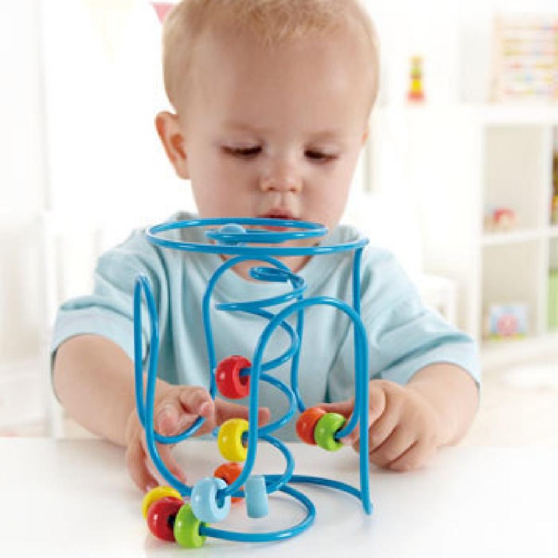 Hape Λαβύρινθος Προγραφής Double Bubble από Ξύλο για 6+ Μηνών E1801