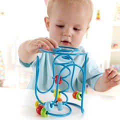 Hape Λαβύρινθος Προγραφής Double Bubble από Ξύλο για 6+ Μηνών E1801