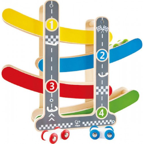 Hape Early Explorer Ξύλινο Fast Flip Racetrack για 18+ Μηνών (E0438A) Hape Early Explorer Ξύλινο Fast Flip Racetrack για 18+ Μηνών (E0438A)
