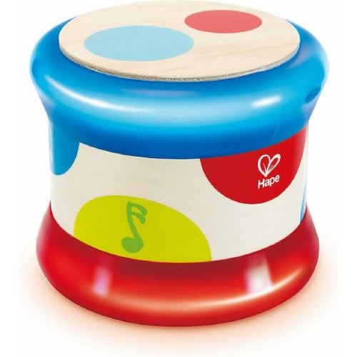 Hape Early Melodies Ξύλινο Τύμπανο με Μουσική για 6+ Μηνών (E0333)