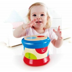 Hape Early Melodies Ξύλινο Τύμπανο με Μουσική για 6+ Μηνών (E0333)