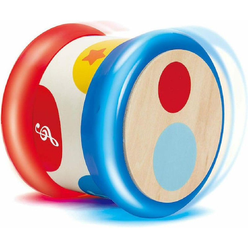 Hape Early Melodies Ξύλινο Τύμπανο με Μουσική για 6+ Μηνών (E0333)
