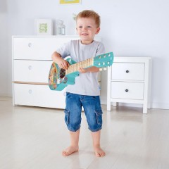 Hape Ξύλινη Κιθάρα Flower Power για 3+ Ετών (E0600)