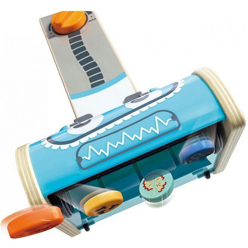 Hape Ηλεκτρική Σκούπα από Ξύλο για 2+ Ετών 7τμχ (E3056)