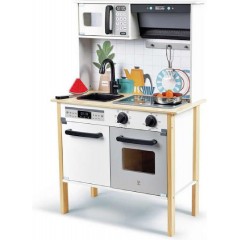Hape Playfully Delicious Ξύλινη Κουζίνα Modern Smart-Kitchen (E3216A)